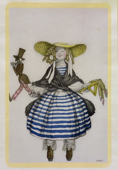 Costume for the Puppet Girl (from La Boutique Fantastique) by Leon Bakst
